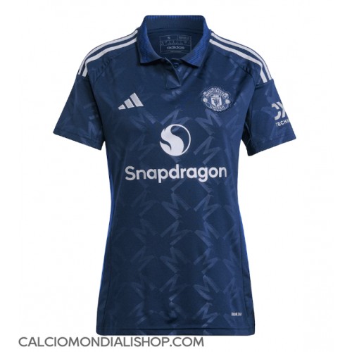 Maglie da calcio Manchester United Seconda Maglia Femminile 2024-25 Manica Corta